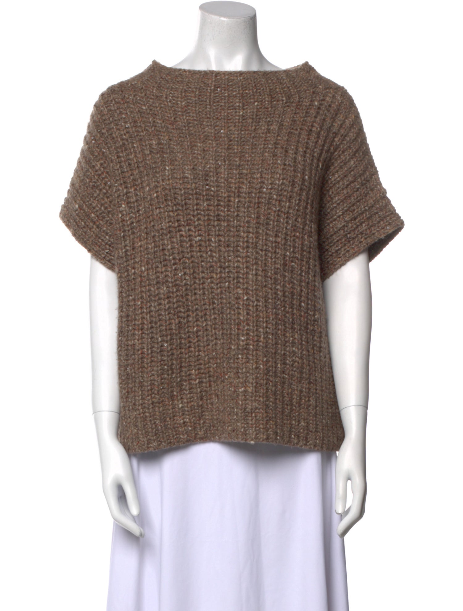 Brunello Cucinelli Cashmere Bateau Neckline Sweater