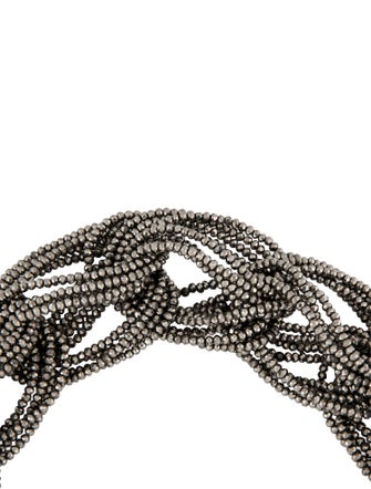 Brunello Cucinelli Beaded Link Choker Necklace