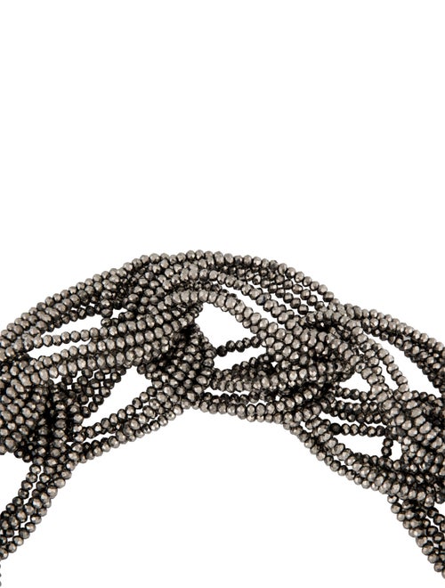 Brunello Cucinelli Beaded Link Choker Necklace