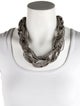 Brunello Cucinelli Beaded Link Choker Necklace