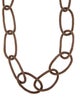 Brunello Cucinelli Monilli Bead Chain Link Double Strand Necklace