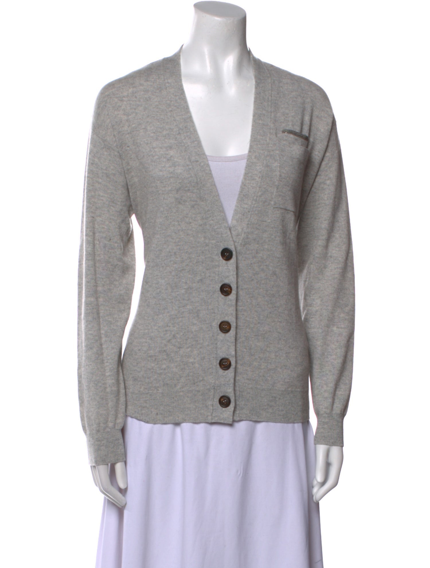 Brunello Cucinelli Cashmere V-Neck Sweater