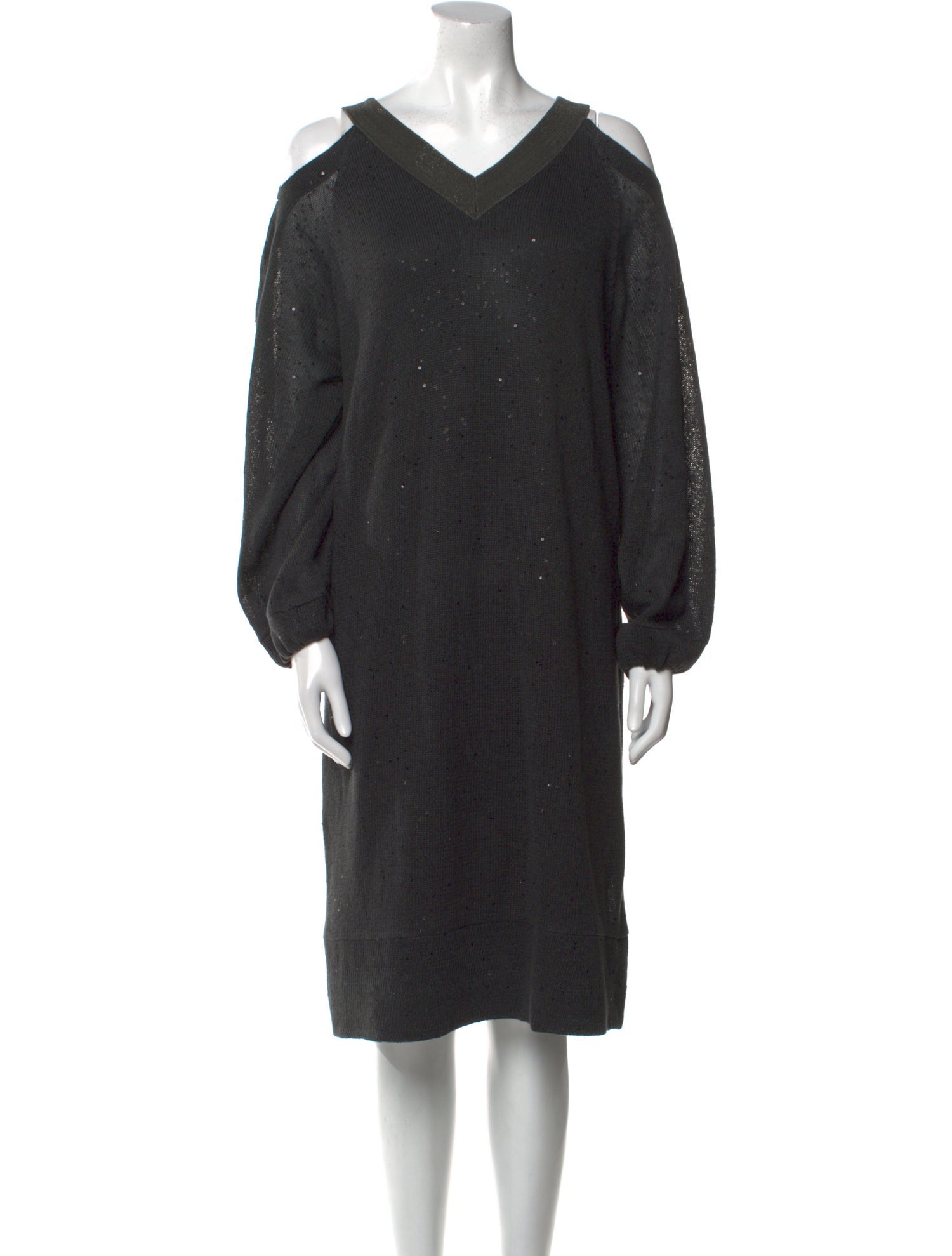Brunello Cucinelli Linen Knee-Length Dress