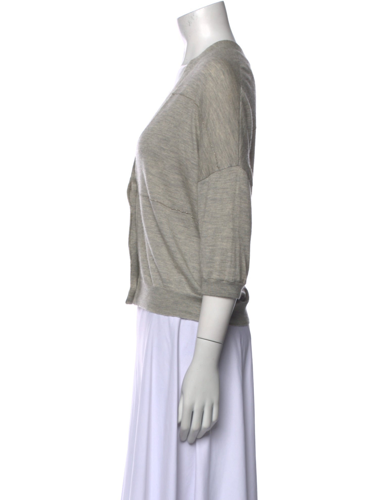 Brunello Cucinelli Cashmere V-Neck Sweater