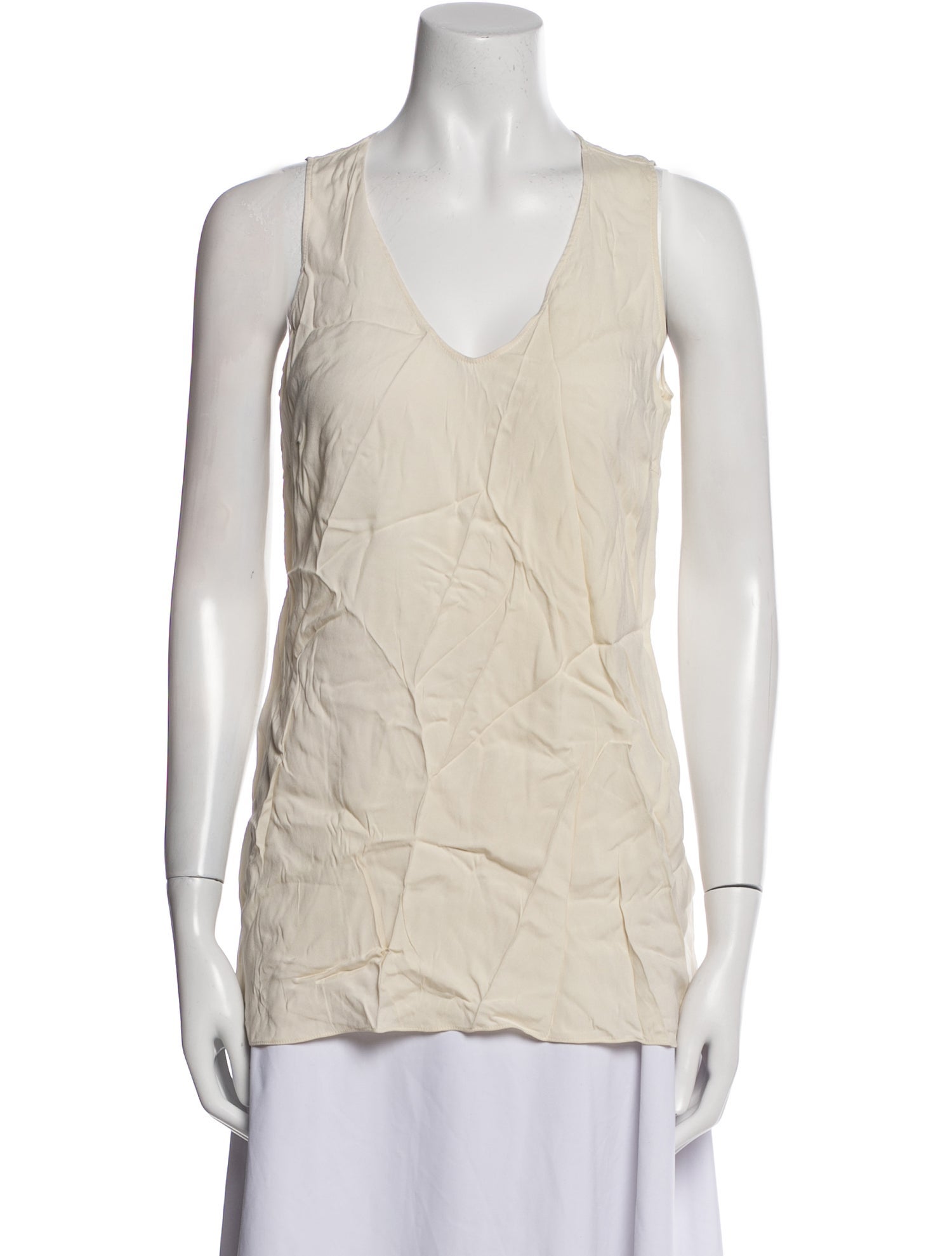 Brunello Cucinelli V-Neck Sleeveless Top