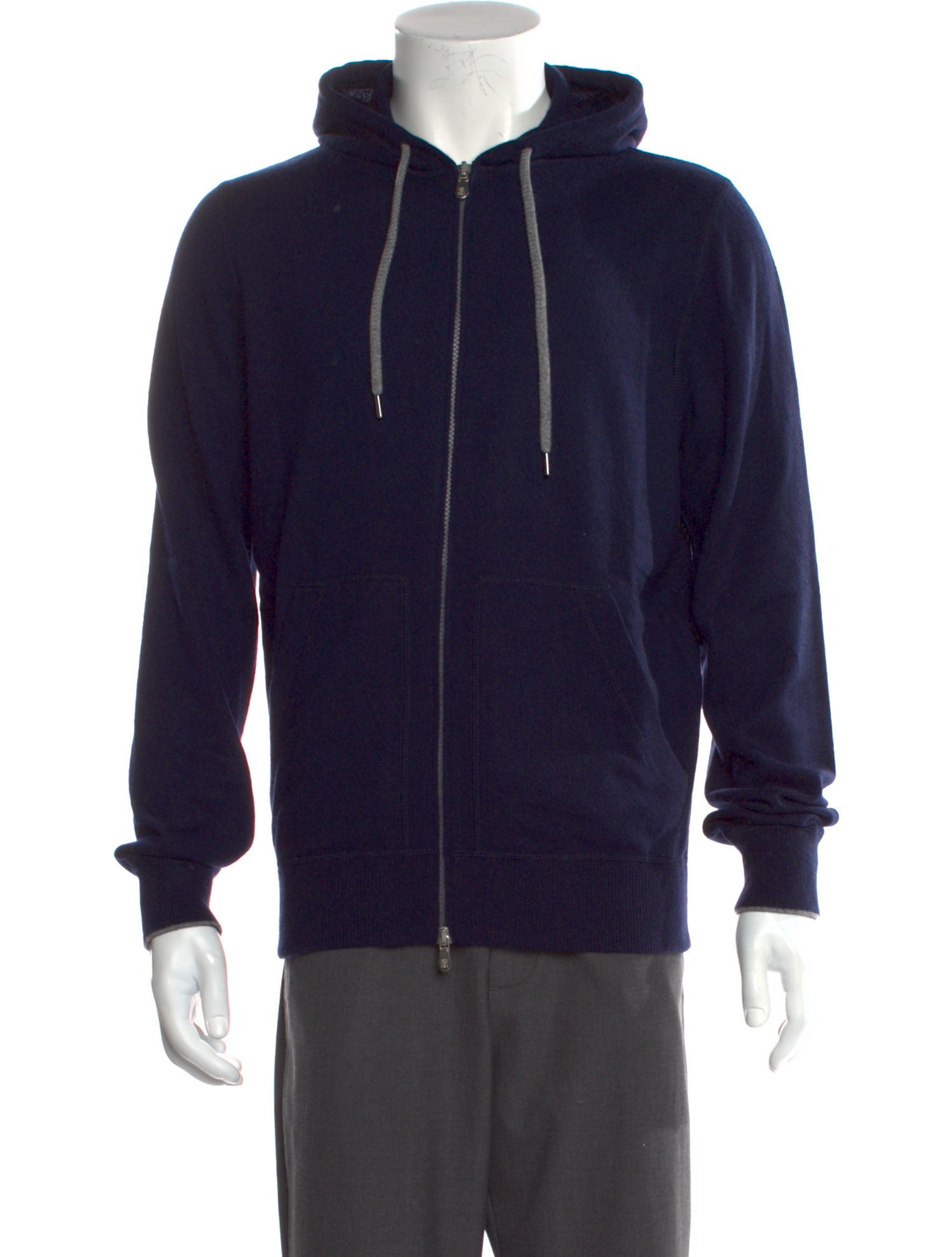 Brunello Cucinelli Cashmere Crew Neck Hoodie w/ Tags