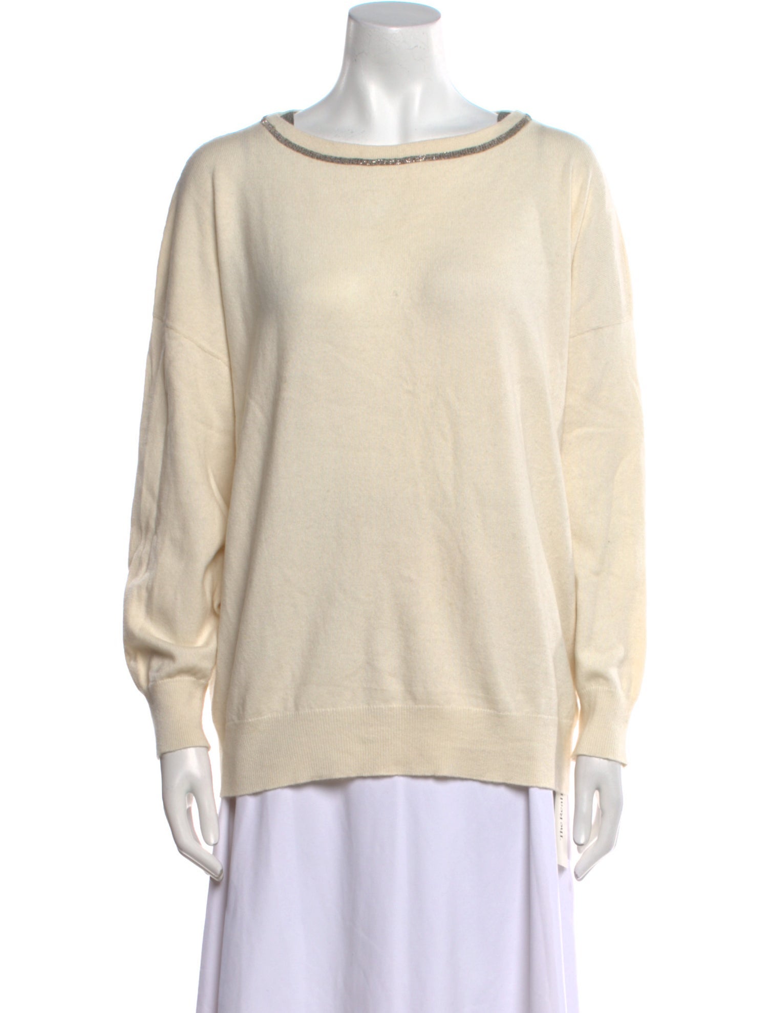 Brunello Cucinelli Cashmere Scoop Neck Sweater