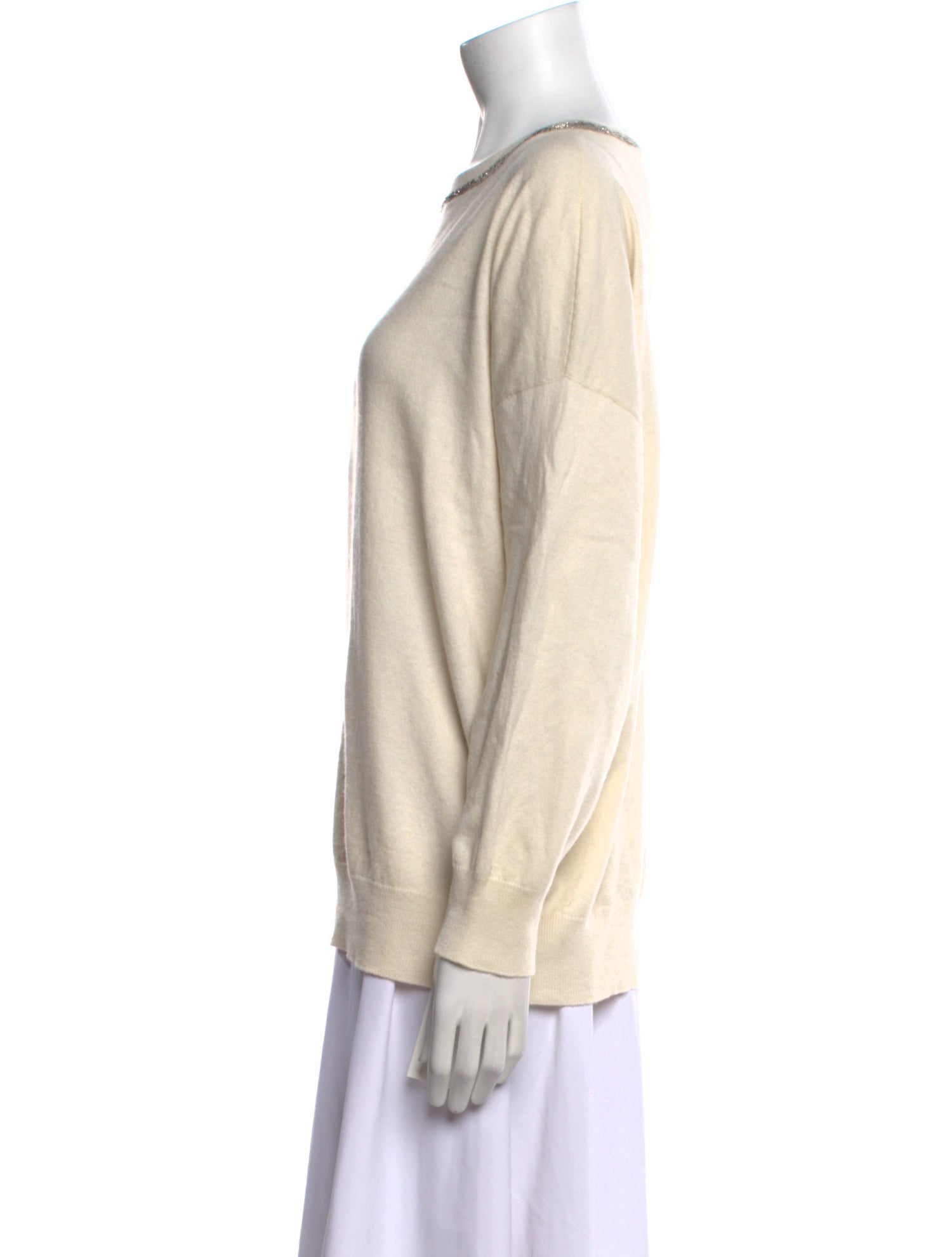 Brunello Cucinelli Cashmere Scoop Neck Sweater