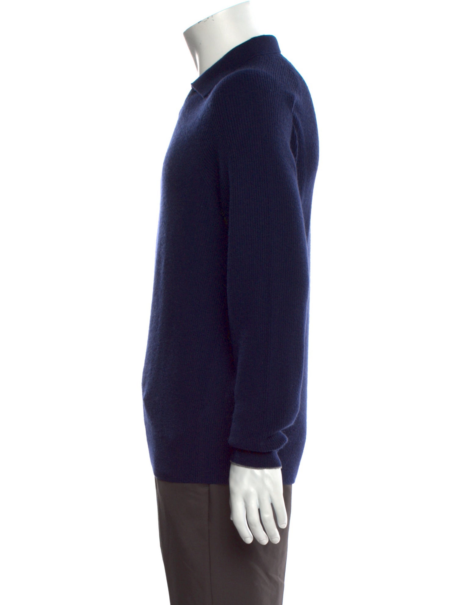 Brunello Cucinelli Cashmere Mock Neck Polo Sweater