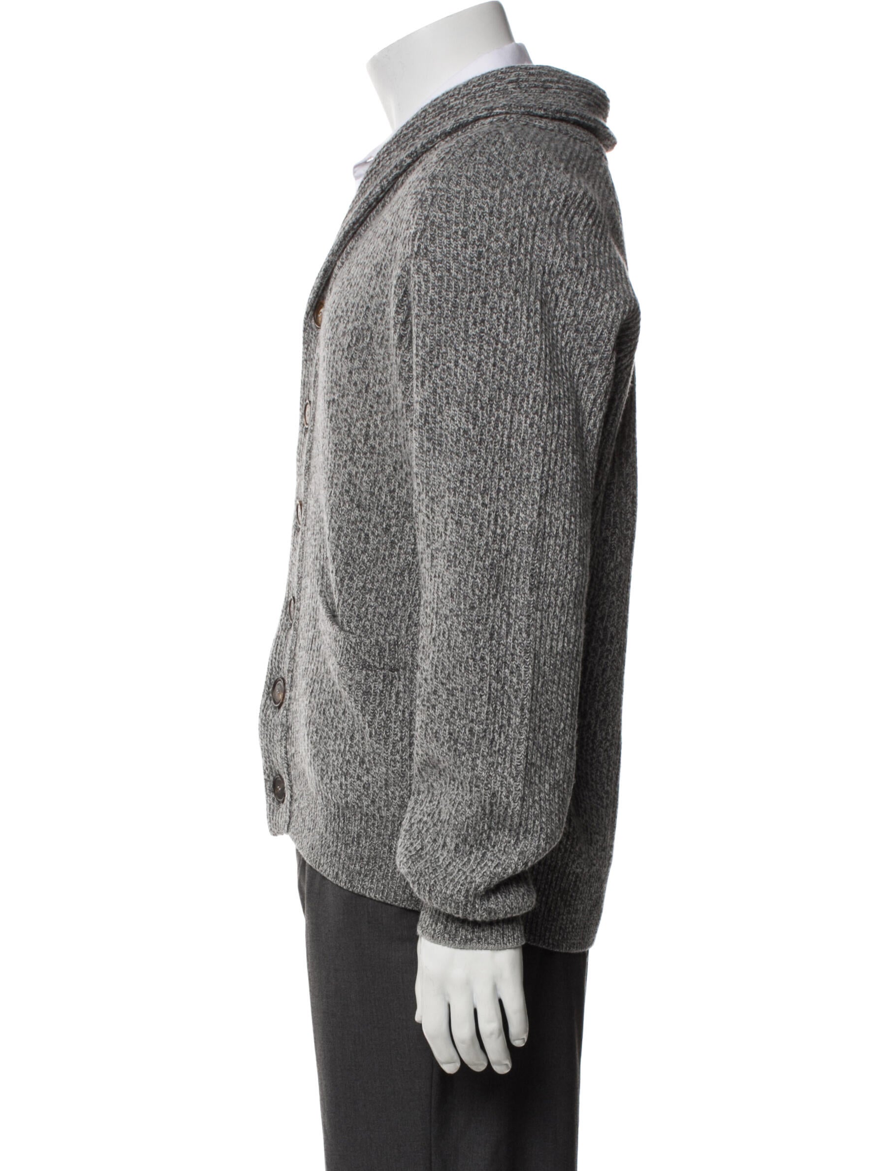 Brunello Cucinelli Virgin Wool V-Neck Cardigan