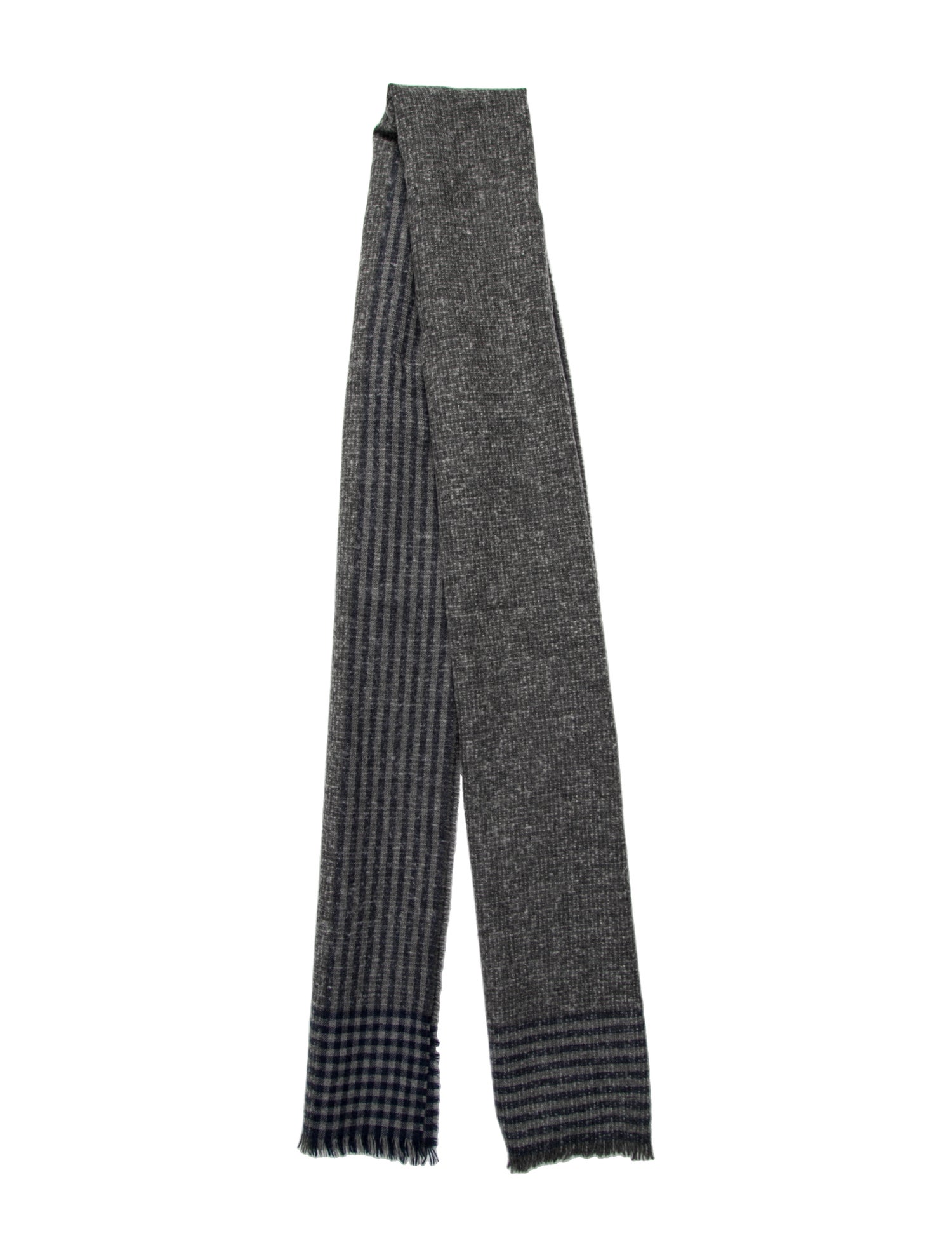 Brunello Cucinelli Cashmere Striped Scarf