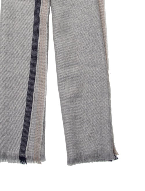 Brunello Cucinelli Silk Striped Scarf