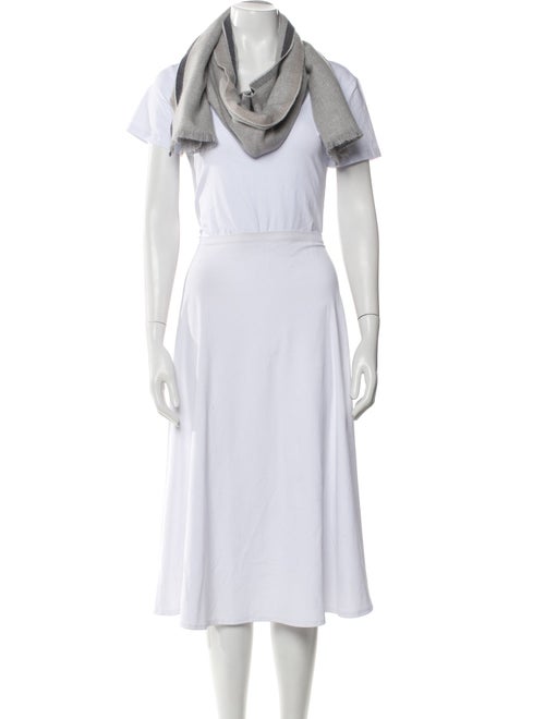 Brunello Cucinelli Silk Striped Scarf