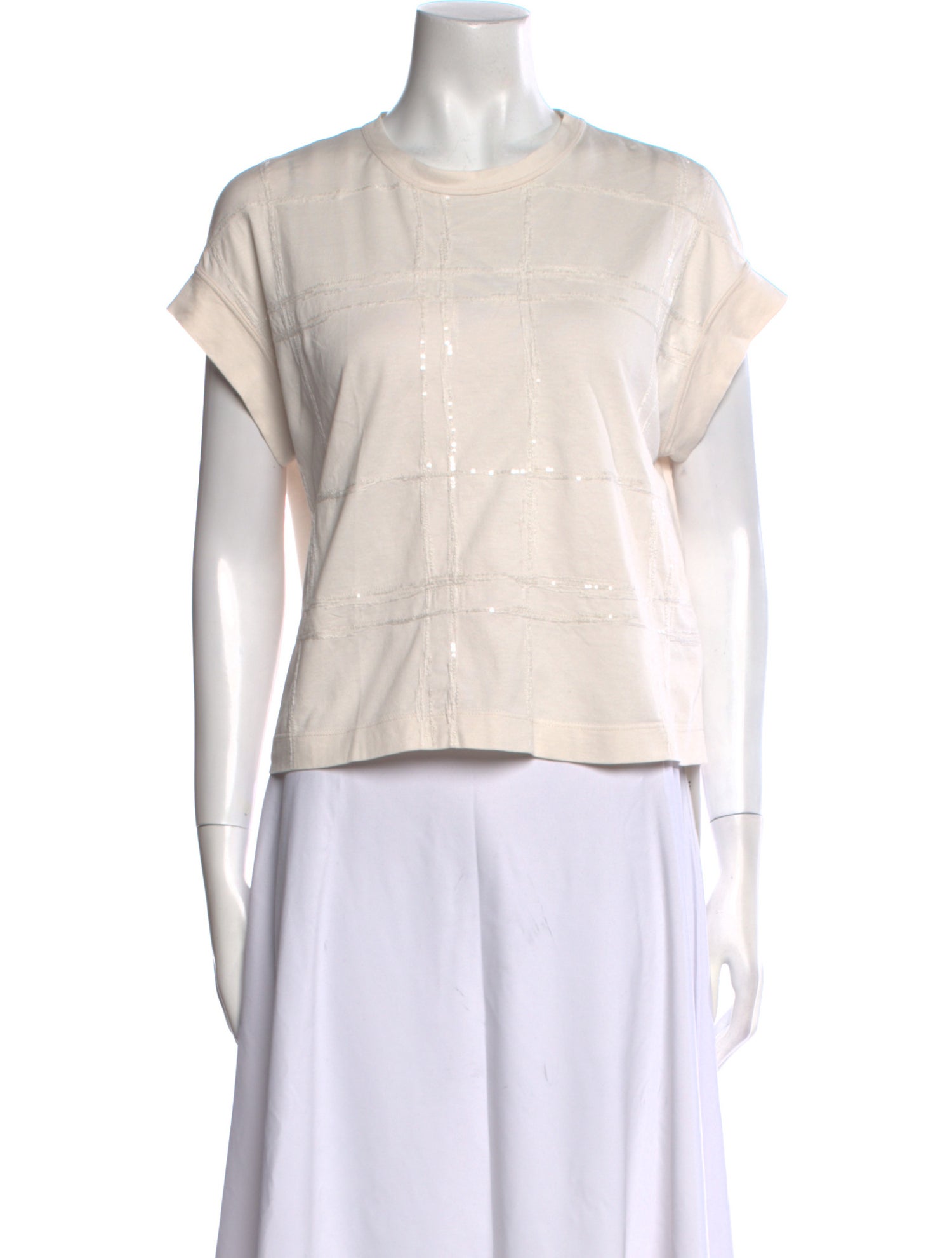 Brunello Cucinelli Crew Neck Short Sleeve T-Shirt