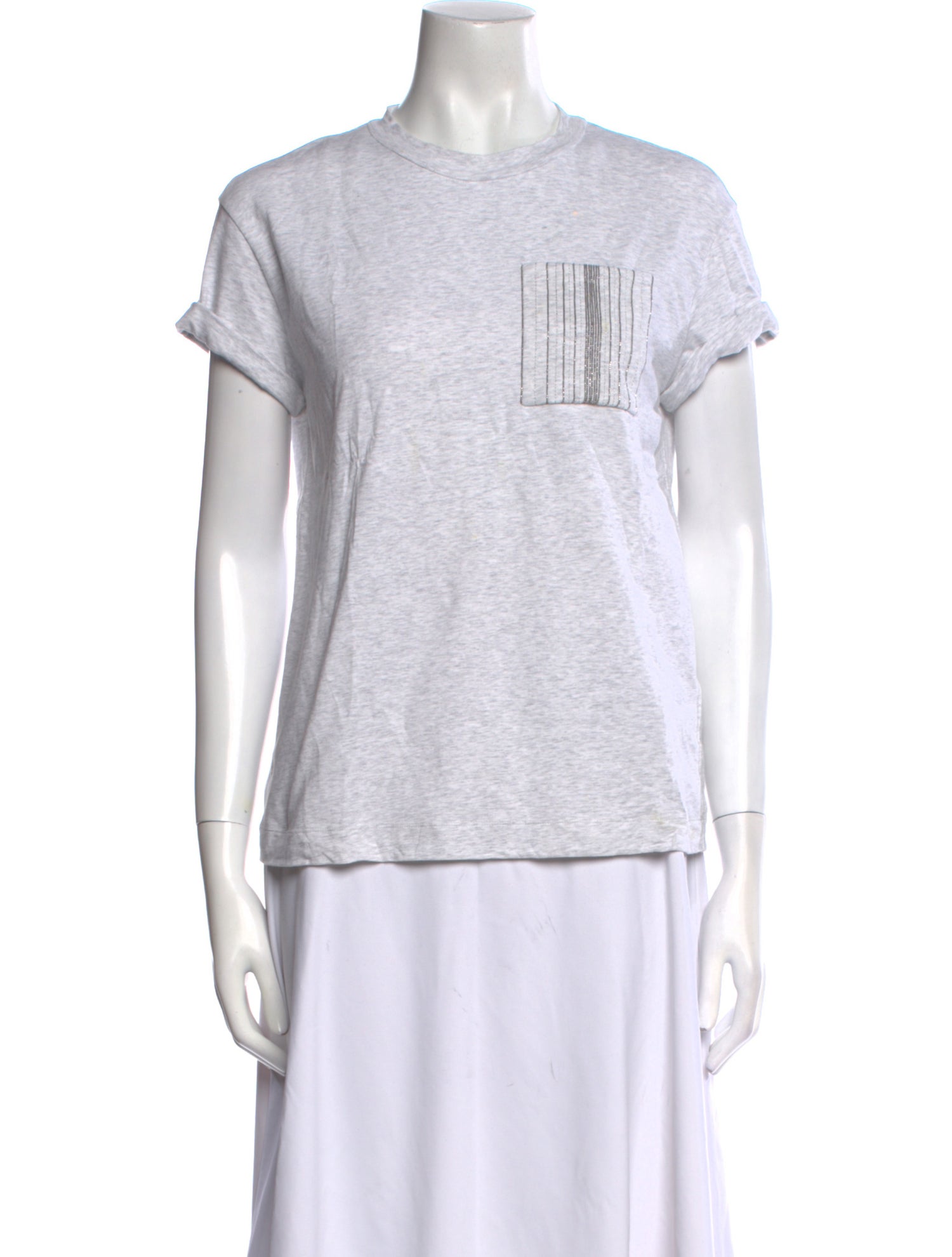 Brunello Cucinelli Crew Neck Short Sleeve T-Shirt