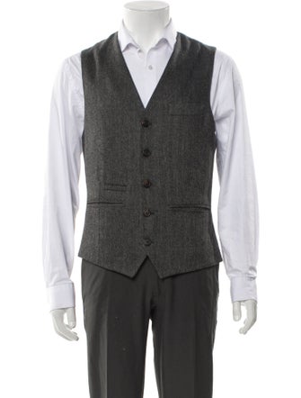 Brunello Cucinelli Cashmere Printed Suit Vest