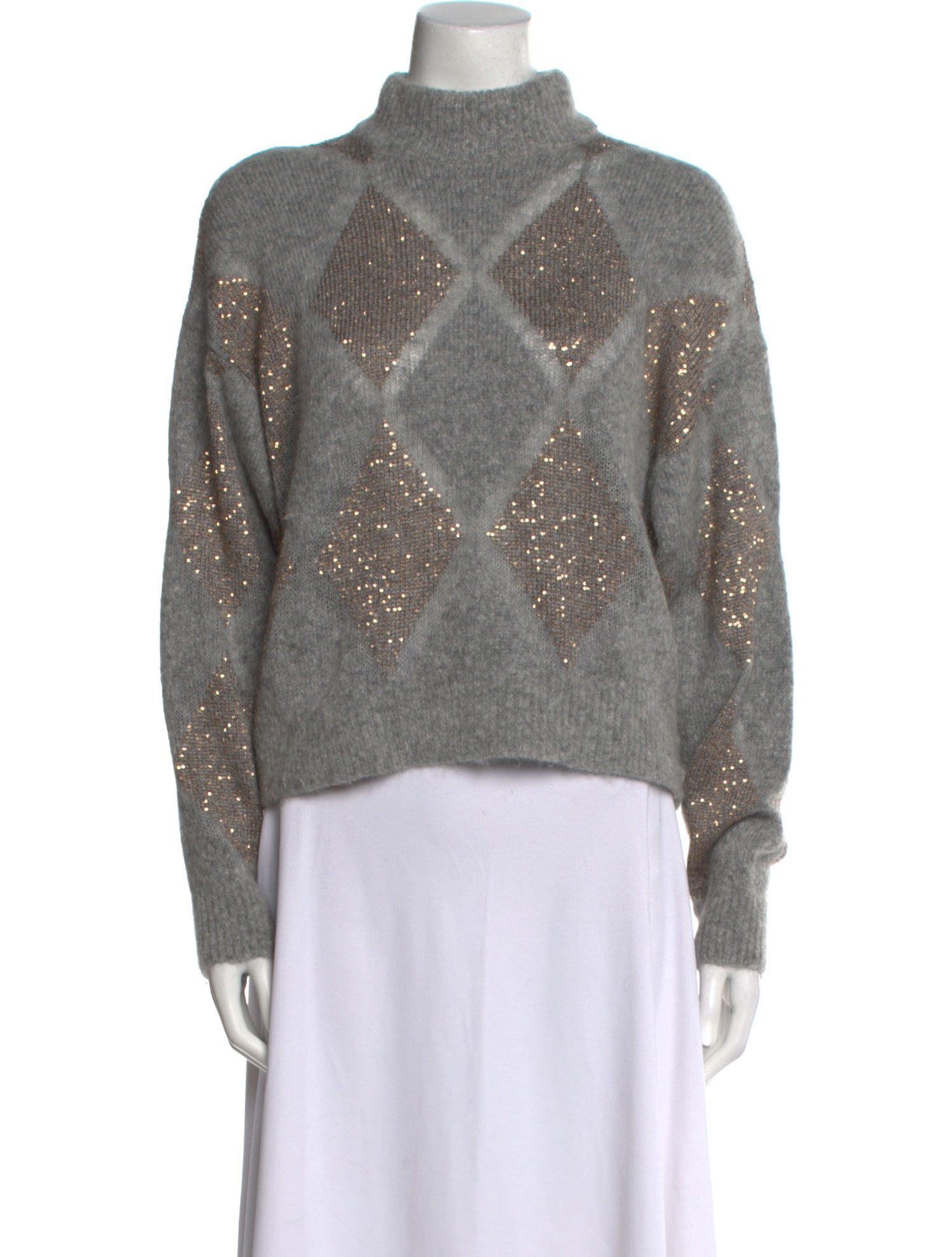 Brunello Cucinelli Wool Printed Sweater