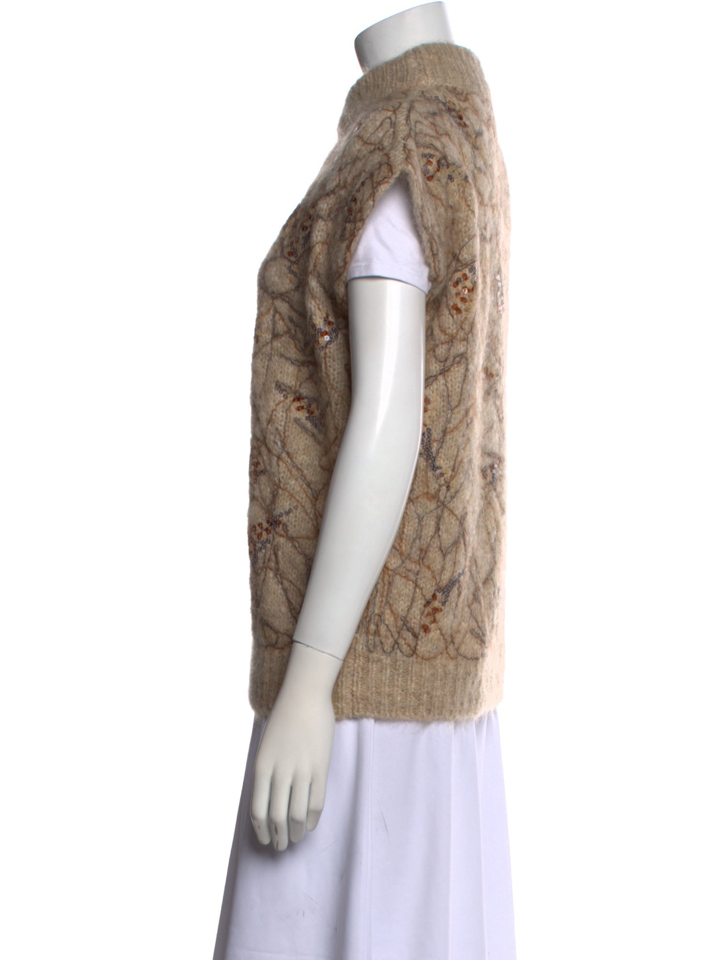 Brunello Cucinelli Mohair Printed Sweater