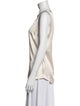 Brunello Cucinelli Silk Scoop Neck Top