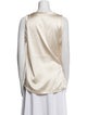 Brunello Cucinelli Silk Scoop Neck Top