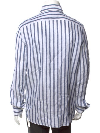 Brunello Cucinelli Striped Long Sleeve Shirt