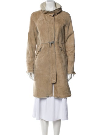 Brunello Cucinelli Leather Coat