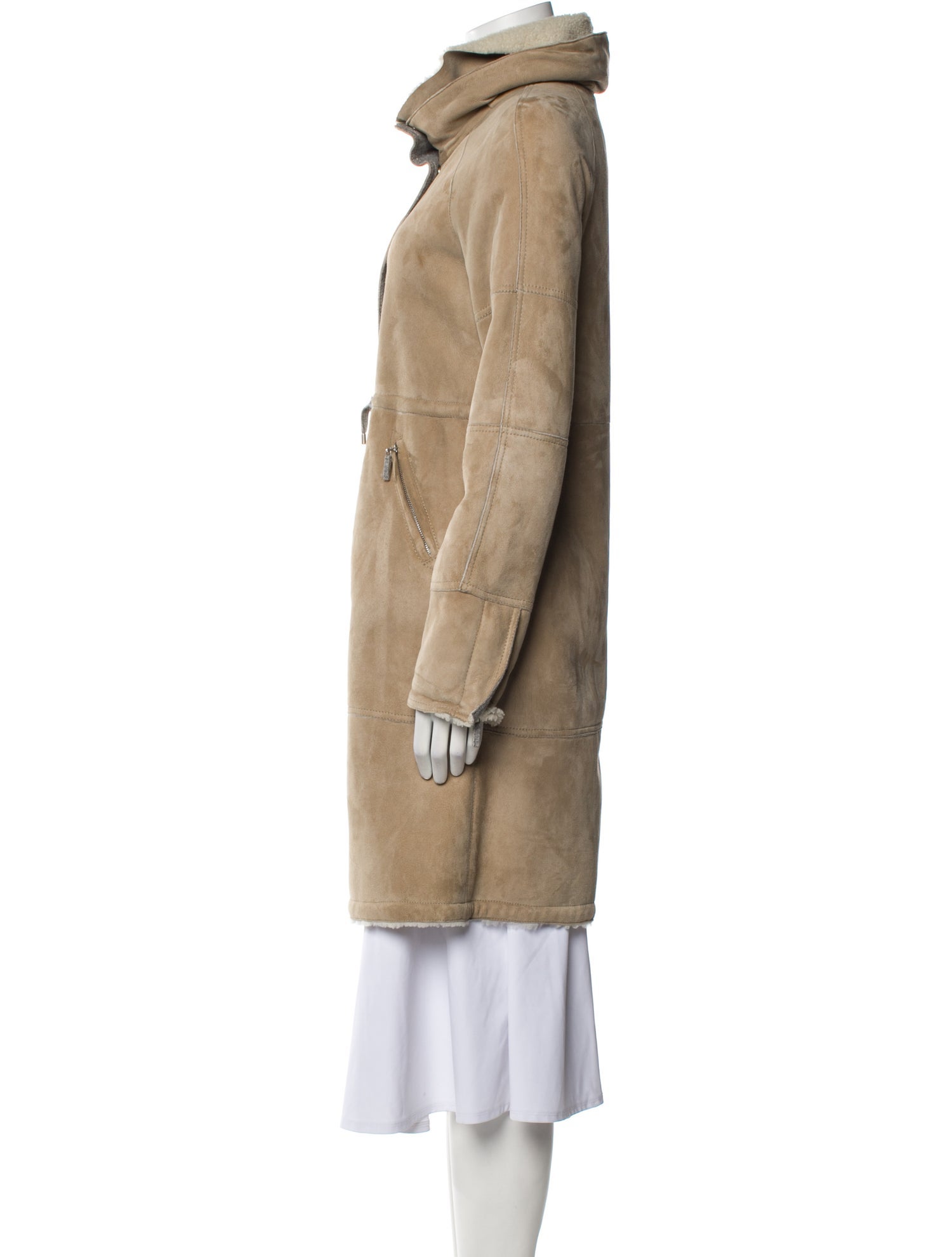 Brunello Cucinelli Leather Coat