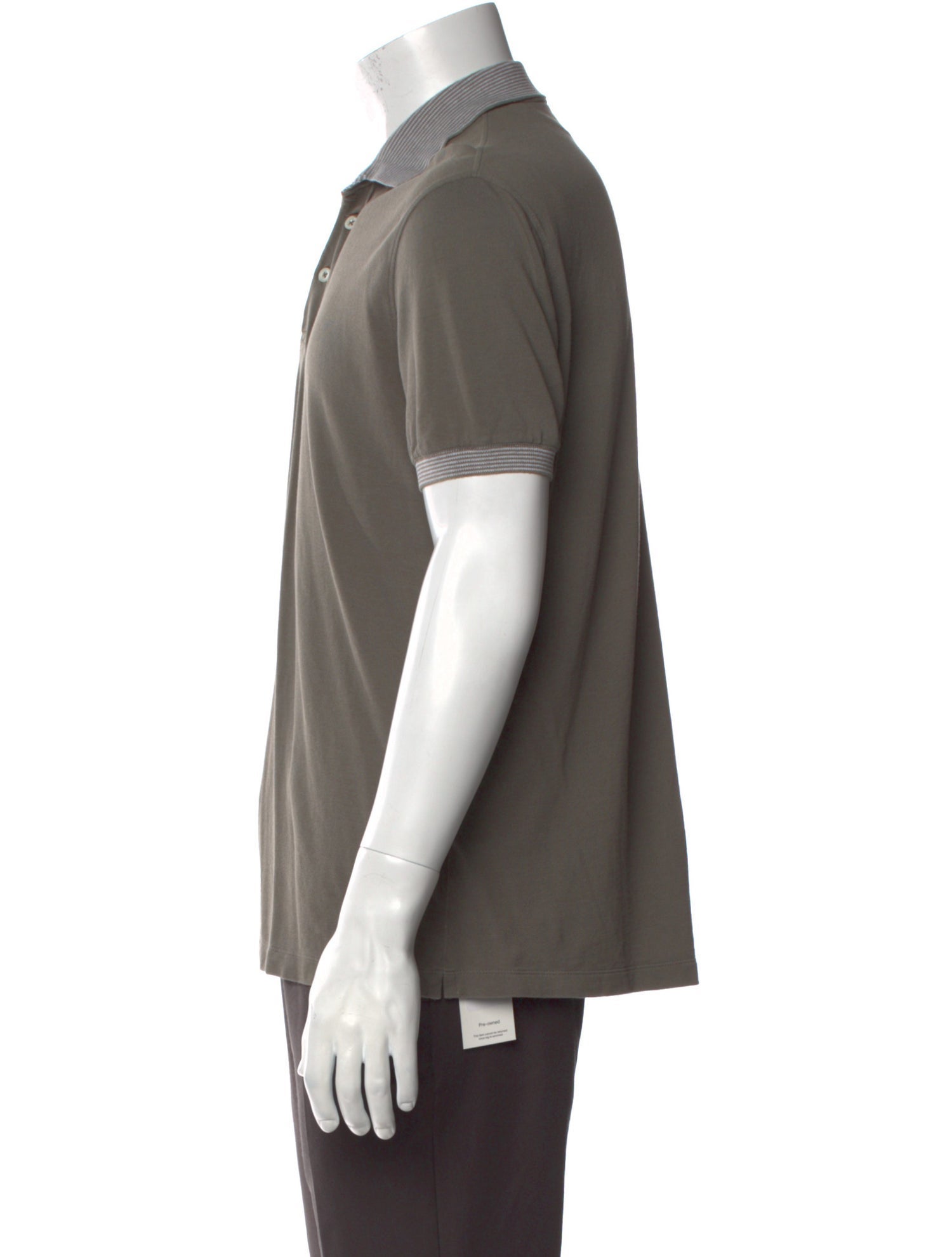 Brunello Cucinelli Collar Short Sleeve Polo Shirt