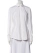 Brunello Cucinelli Long Sleeve Button-Up Top