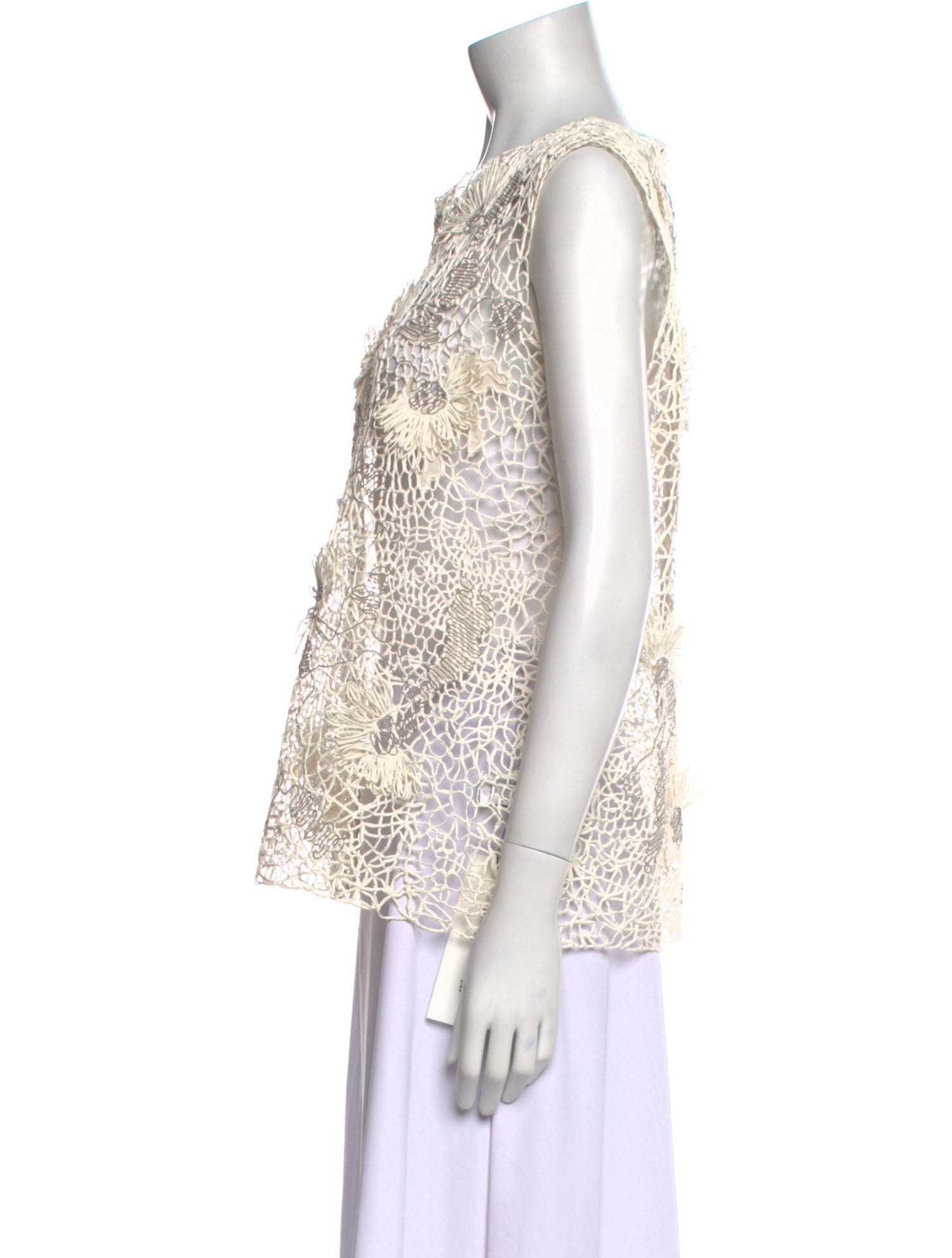 Brunello Cucinelli Printed Bateau Neckline Top