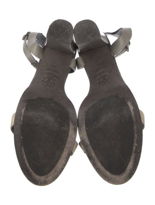 Brunello Cucinelli Monili Suede T-Strap Sandals