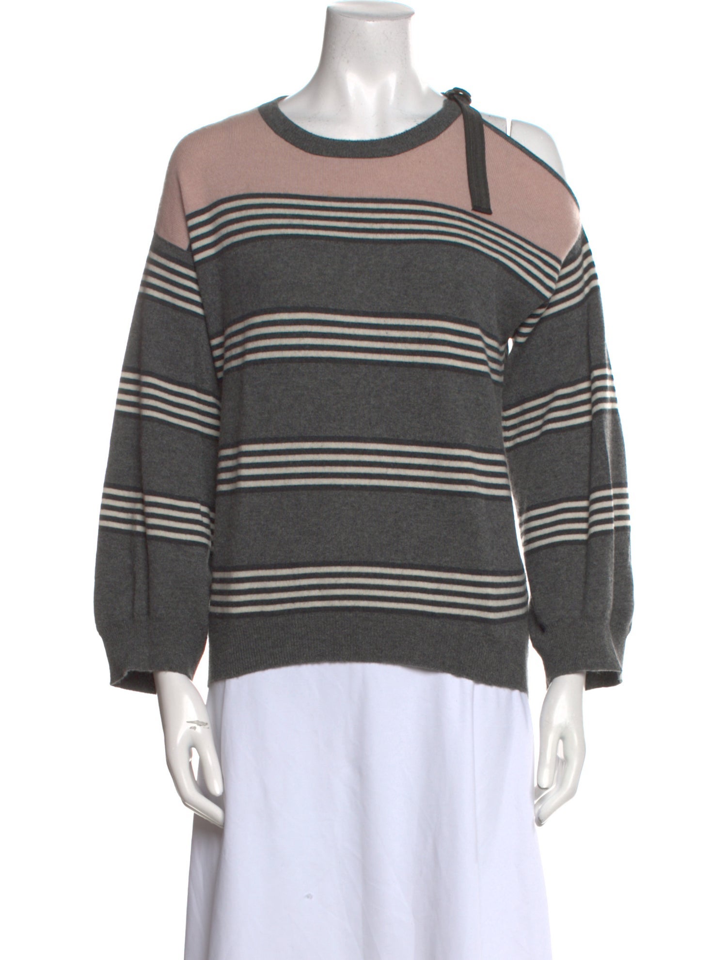 Brunello Cucinelli Cashmere Striped Sweater