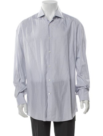 Brunello Cucinelli Striped Long Sleeve Dress Shirt
