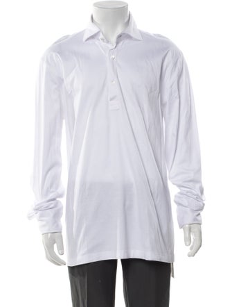 Brunello Cucinelli Collar Long Sleeve Polo Shirt
