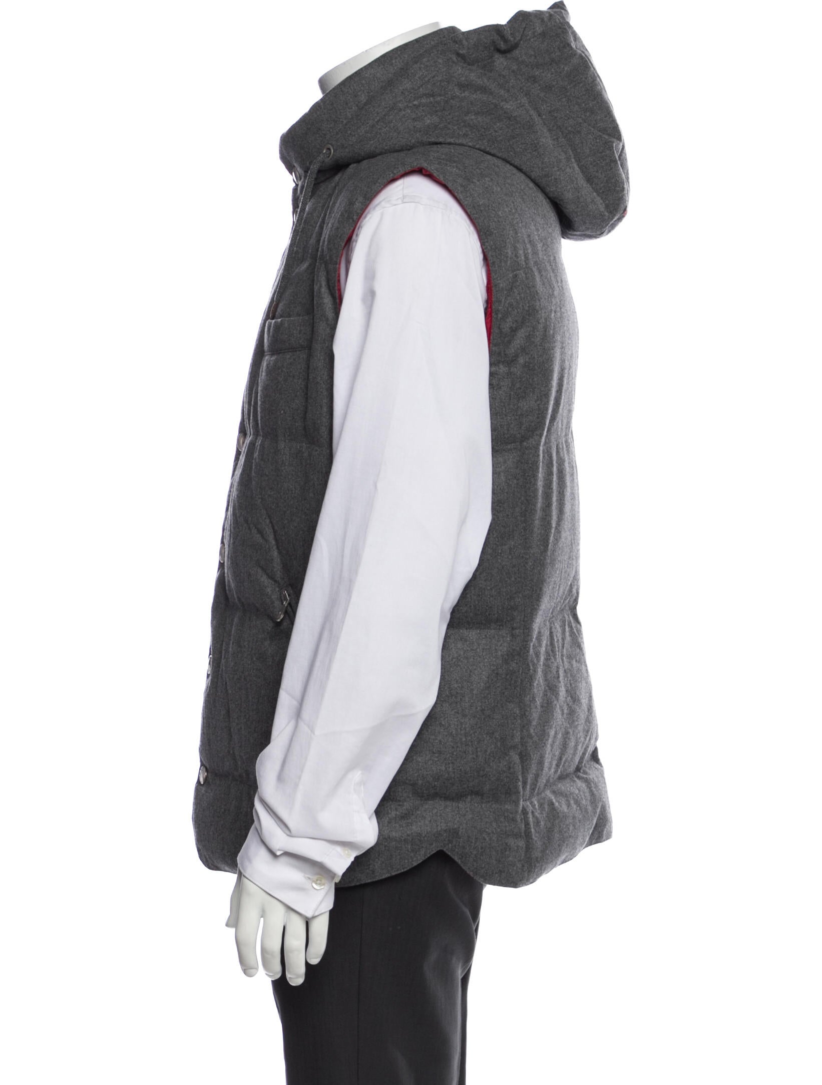 Brunello Cucinelli Mock Neck Sleeveless Sweater Vest