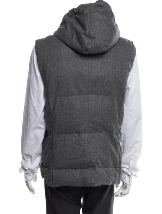 Brunello Cucinelli Mock Neck Sleeveless Sweater Vest