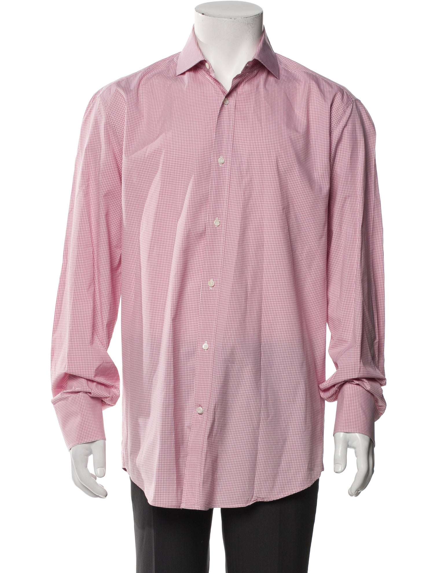 Brunello Cucinelli Plaid Print Long Sleeve Shirt