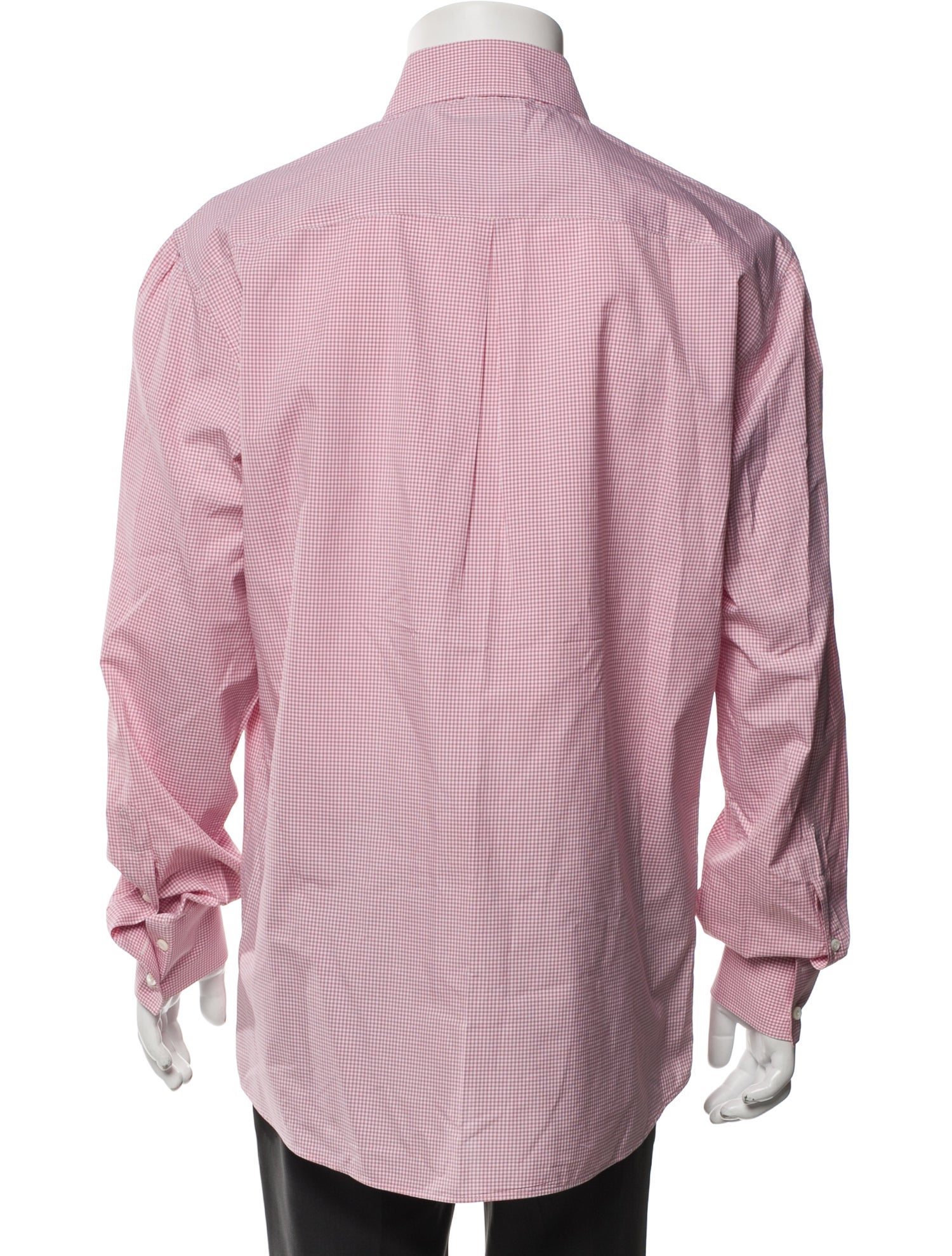 Brunello Cucinelli Plaid Print Long Sleeve Shirt