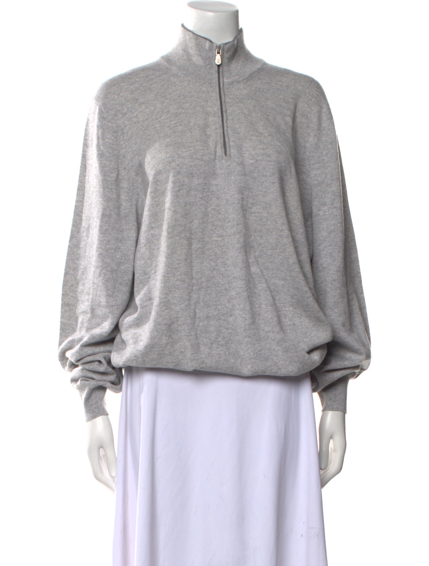 Brunello Cucinelli Cashmere Mock Neck Sweater