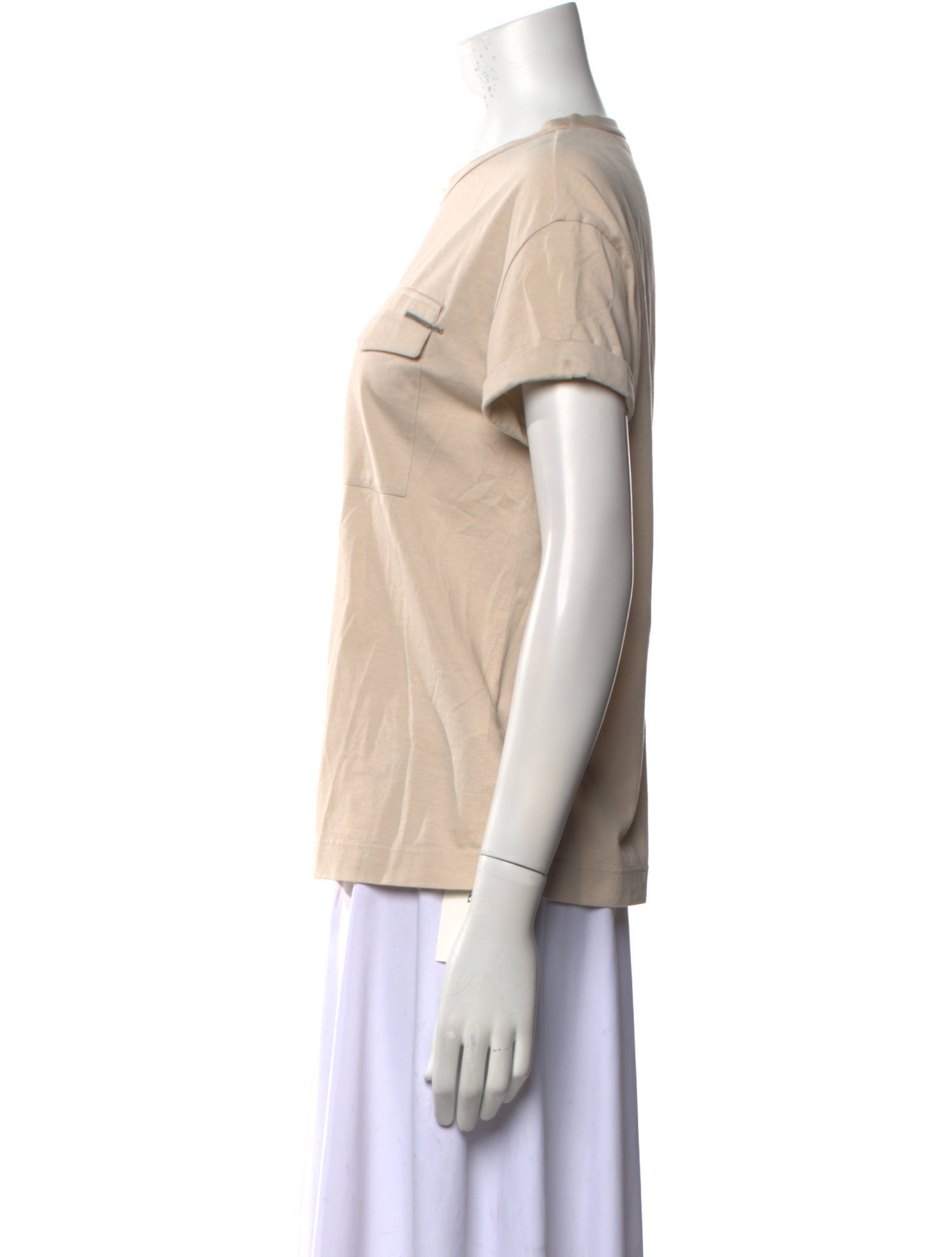 Brunello Cucinelli Crew Neck Short Sleeve T-Shirt