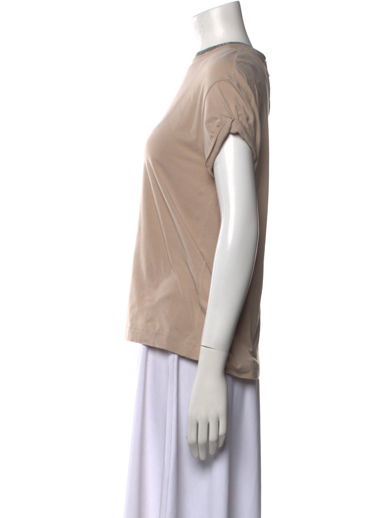 Brunello Cucinelli Crew Neck Short Sleeve T-Shirt