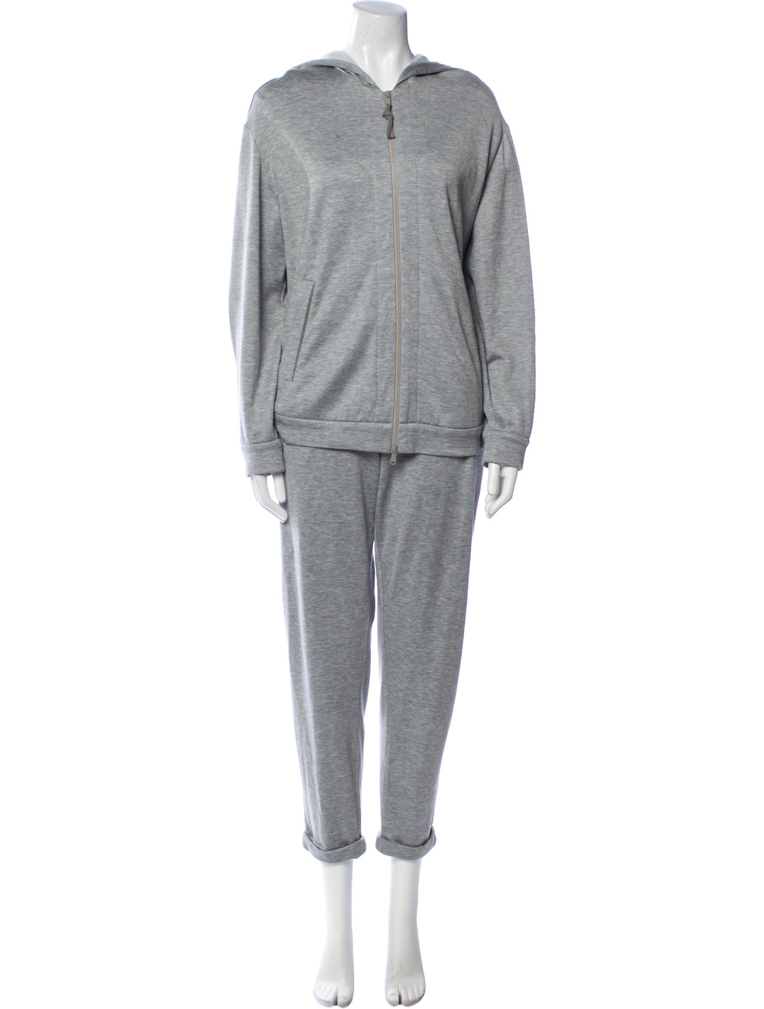 Brunello Cucinelli Beaded Accents Pant Set