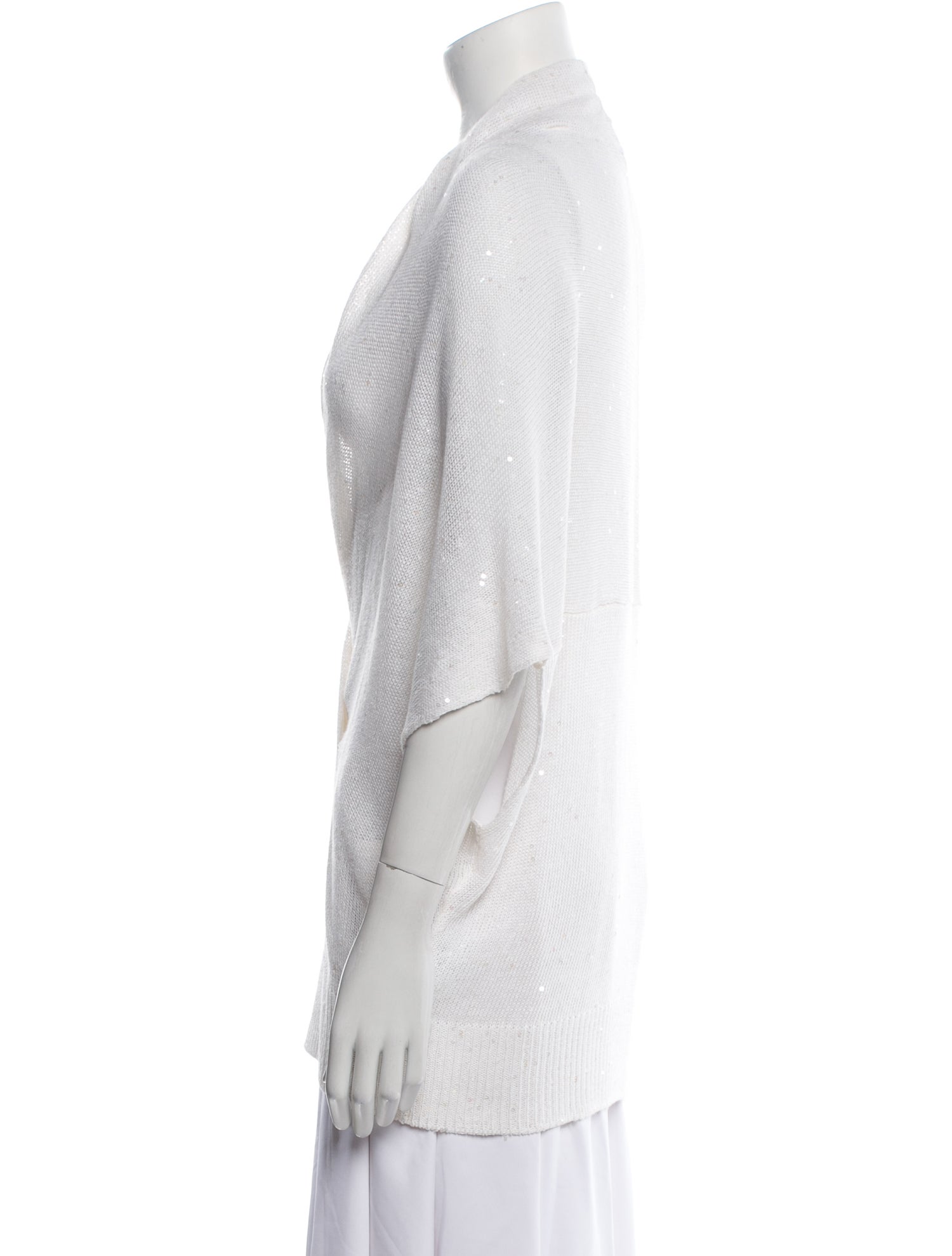 Brunello Cucinelli Linen V-Neck Sweater