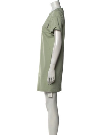 Brunello Cucinelli Crew Neck Mini Dress