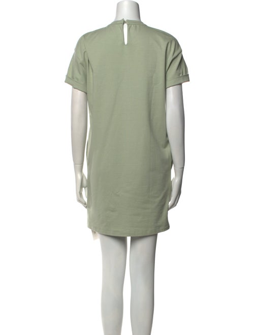 Brunello Cucinelli Crew Neck Mini Dress