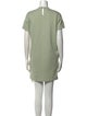 Brunello Cucinelli Crew Neck Mini Dress