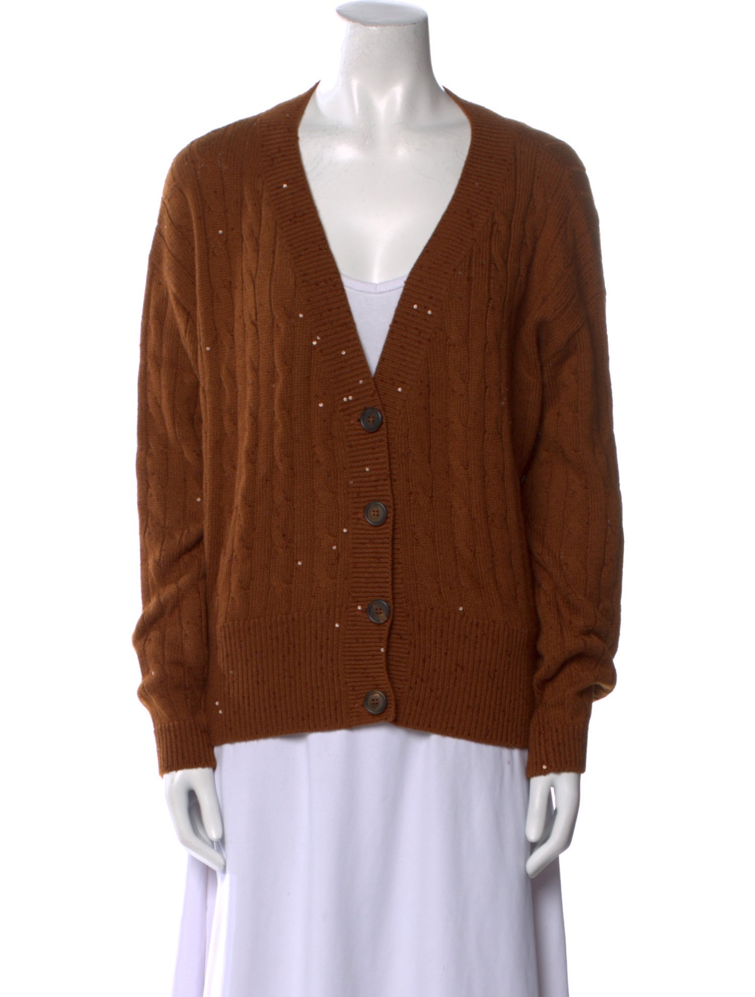 Brunello Cucinelli Cashmere V-Neck Sweater