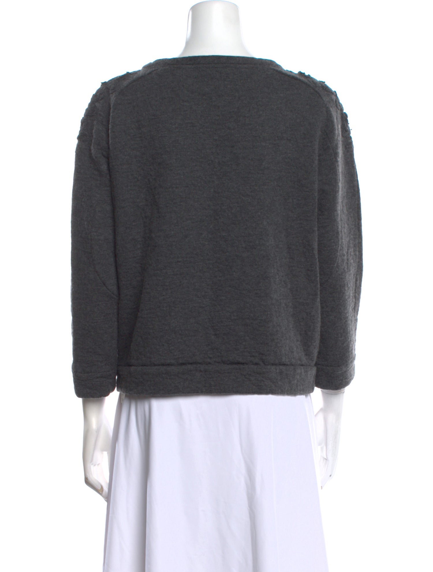 Brunello Cucinelli Virgin Wool Bateau Neckline Sweater