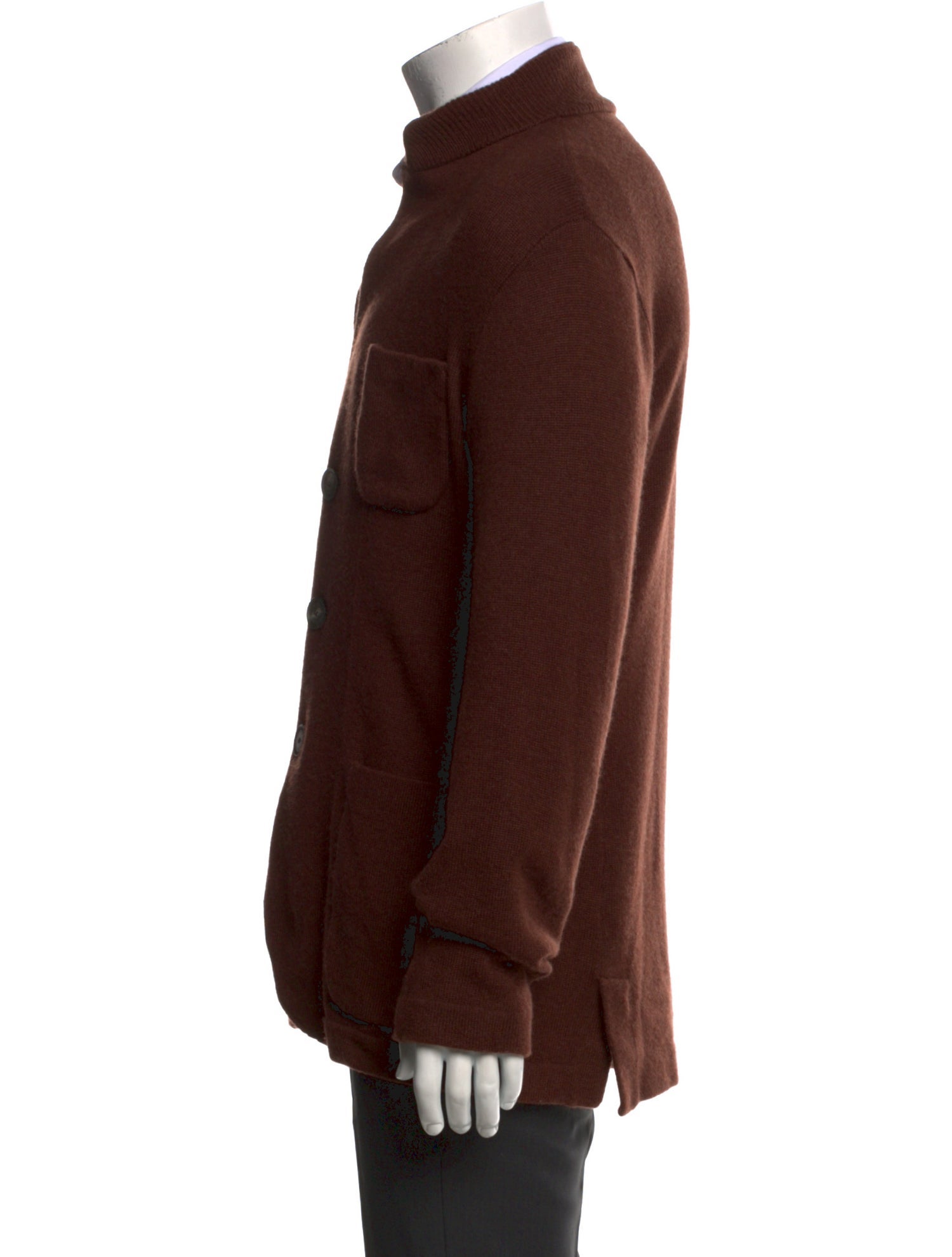 Brunello Cucinelli Cashmere Mock Neck Cardigan