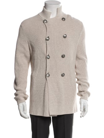 Brunello Cucinelli Mock Neck Long Sleeve Cardigan